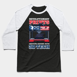 Crafting History With 3D Tech Patriotic 3D Baseball T-Shirt